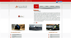 Desktop Screenshot of allianceav.com.sg